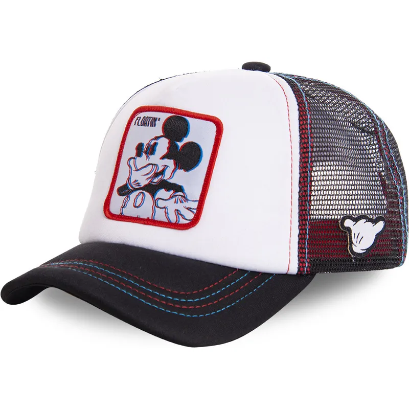 cappelli-curva-bianco-snapback-mickey-mouse-disney-di-capslab