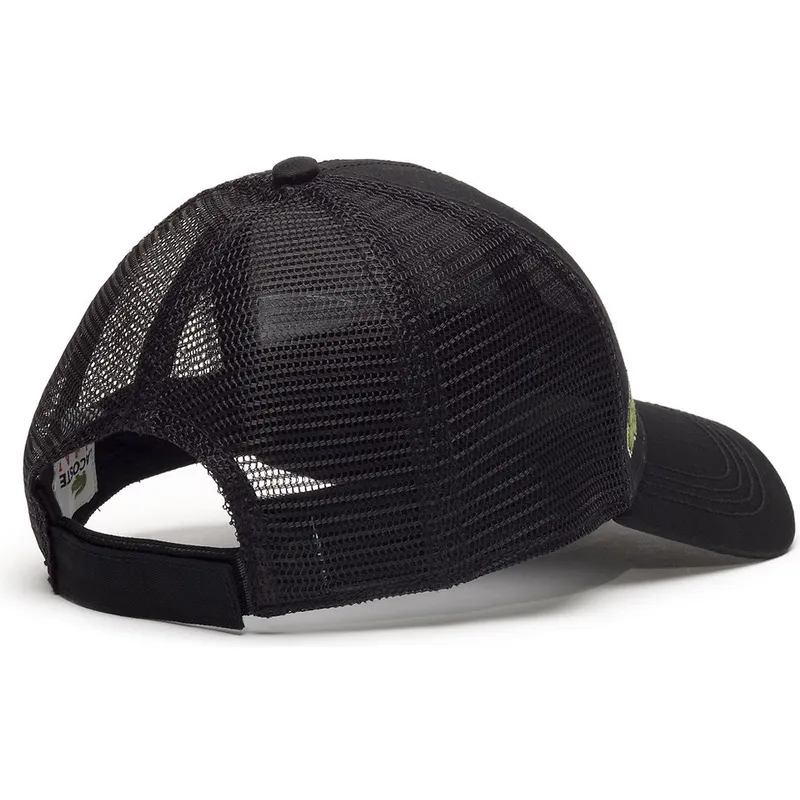 cappelli-curva-nero-cinghia-regolabile-di-lacoste