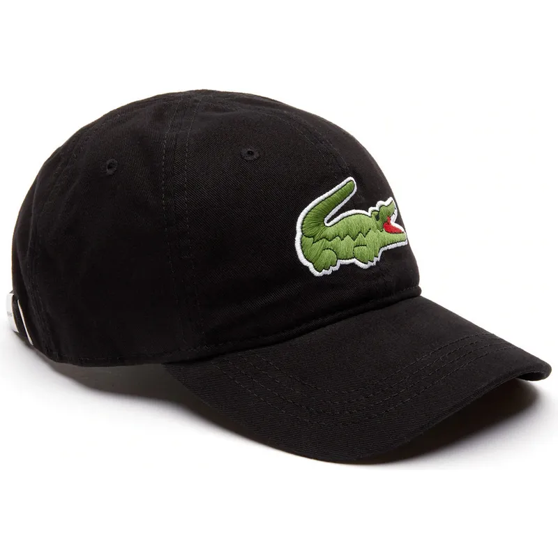 cappelli-curva-nero-cinghia-regolabile-di-lacoste