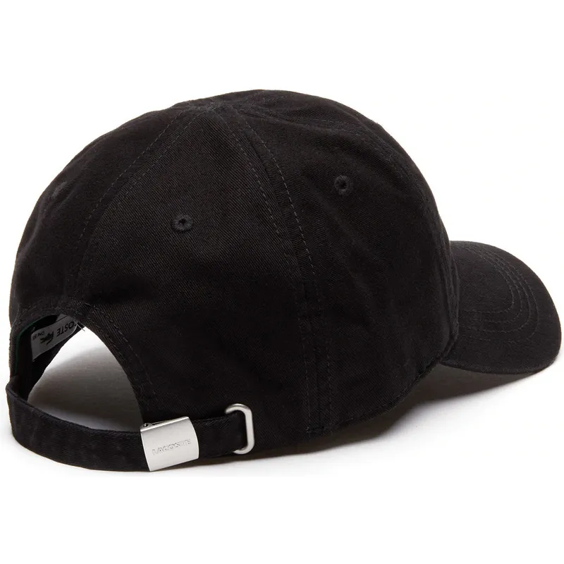 cappelli-curva-nero-cinghia-regolabile-di-lacoste