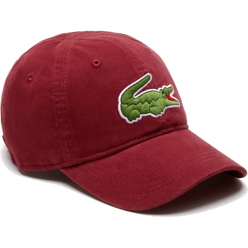 cappelli-curva-rosso-cinghia-regolabile-di-lacoste