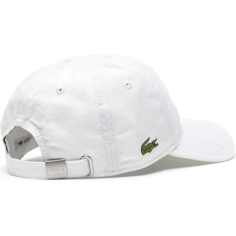 cappelli-curva-bianco-cinghia-regolabile-di-lacoste