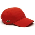 cappellino-visiera-curva-rosso-regolabile-basic-side-crocodile-di-lacoste