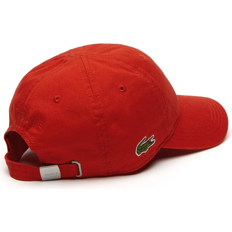 cappelli-curva-rosso-cinghia-regolabile-di-lacoste