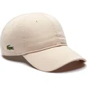 cappelli-curva-beige-cinghia-regolabile-di-lacoste