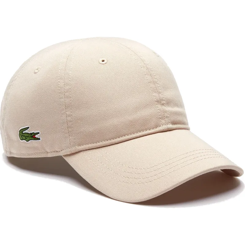 cappelli-curva-beige-cinghia-regolabile-di-lacoste