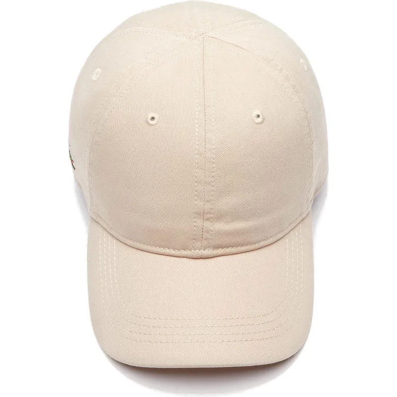 cappelli-curva-beige-cinghia-regolabile-di-lacoste