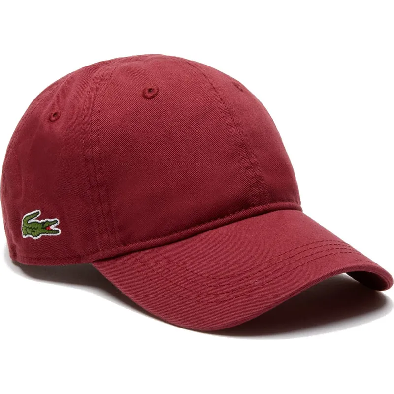 cappelli-curva-rosso-cinghia-regolabile-di-lacoste
