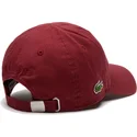 cappelli-curva-rosso-cinghia-regolabile-di-lacoste