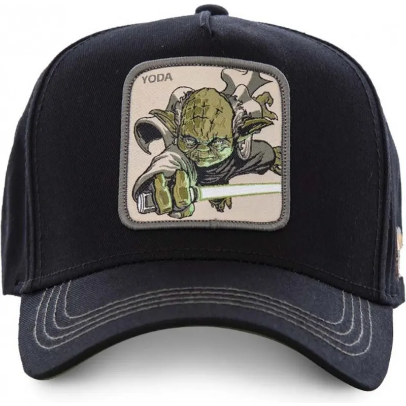 cappelli-curva-nero-snapback-yoda-star-wars-di-capslab cappelli-curva-nero-snapback-yoda-star-wars-di-capslab
