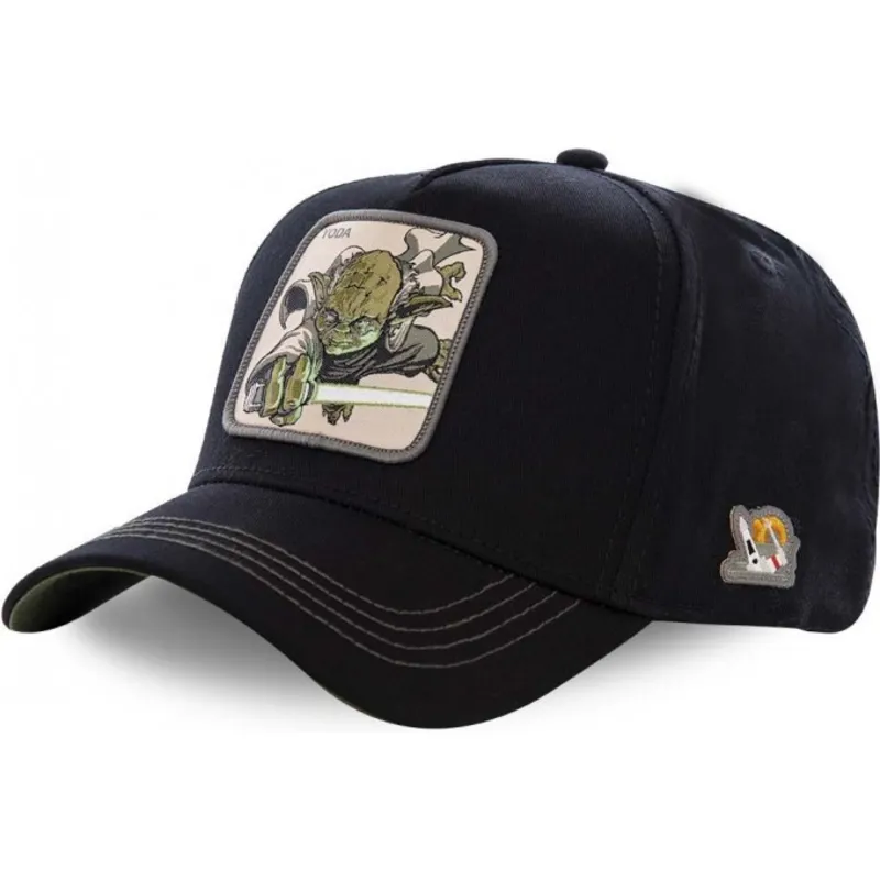 cappelli-curva-nero-snapback-yoda-star-wars-di-capslab cappelli-curva-nero-snapback-yoda-star-wars-di-capslab
