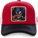 cappelli-curva-rosso-snapback-venom-marvel-comics-di-capslab