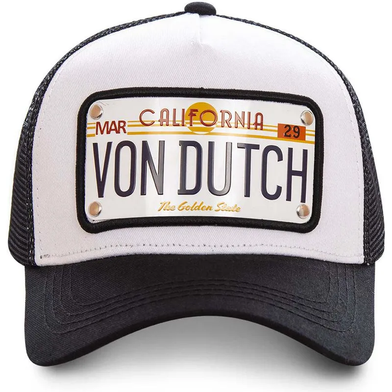 cappelli-curva-bianco-cinghia-regolabile-di-von-dutch