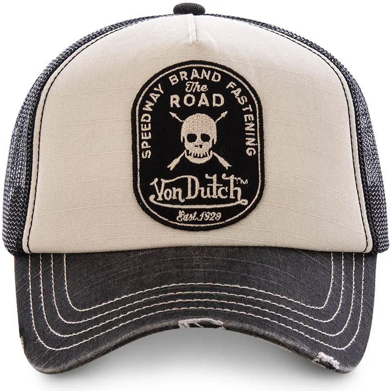 cappelli-curva-grigio-cinghia-regolabile-di-von-dutch