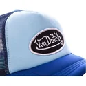cappelli-curva-blu-cinghia-regolabile-di-von-dutch