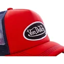 cappelli-curva-rosso-cinghia-regolabile-di-von-dutch