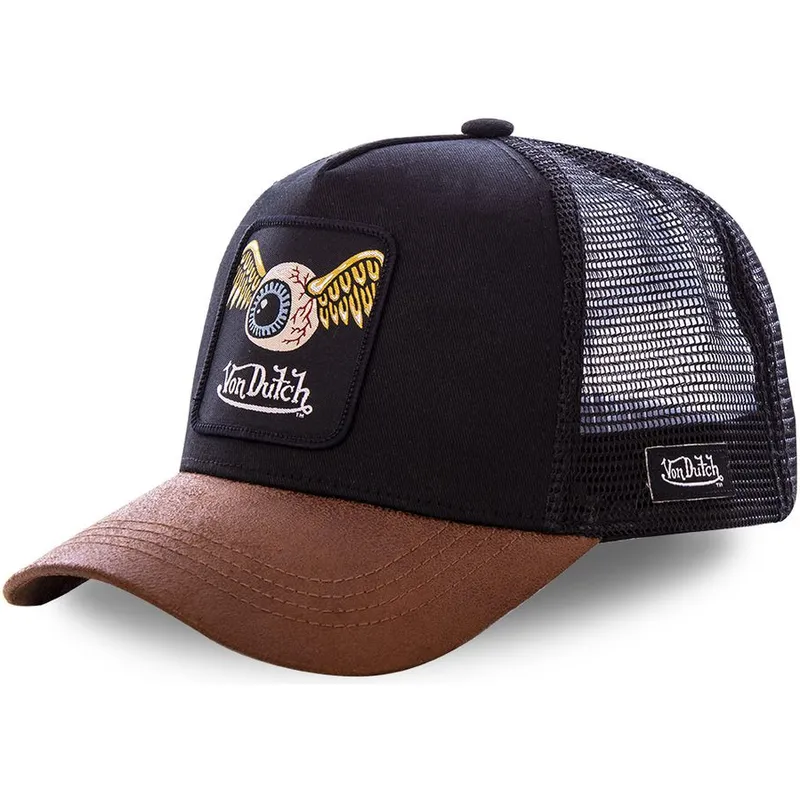 cappelli-curva-nero-cinghia-regolabile-di-von-dutch