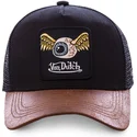 cappelli-curva-nero-cinghia-regolabile-di-von-dutch