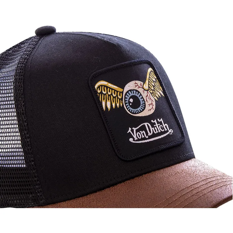 cappelli-curva-nero-cinghia-regolabile-di-von-dutch