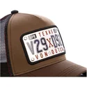 cappelli-curva-marrone-cinghia-regolabile-di-von-dutch