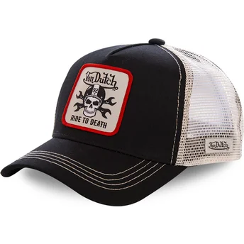Cappellino trucker nero e bianco GRN5 di Von Dutch