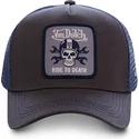 cappellino-trucker-nero-e-blu-grn4-di-von-dutch