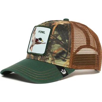 gorra-trucker-verde-e-marrone-anatra-duck-duck-di-goorin-bros
