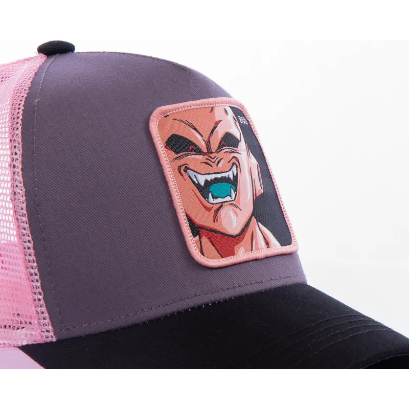 cappelli-curva-grigio-snapback-kid-buu-dragon-ball-di-capslab