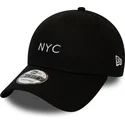 cappelli-curva-nero-cinghia-regolabile-9forty-di-new-era