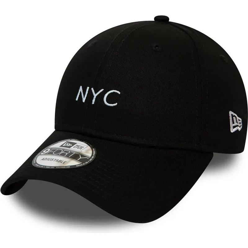 cappelli-curva-nero-cinghia-regolabile-9forty-di-new-era