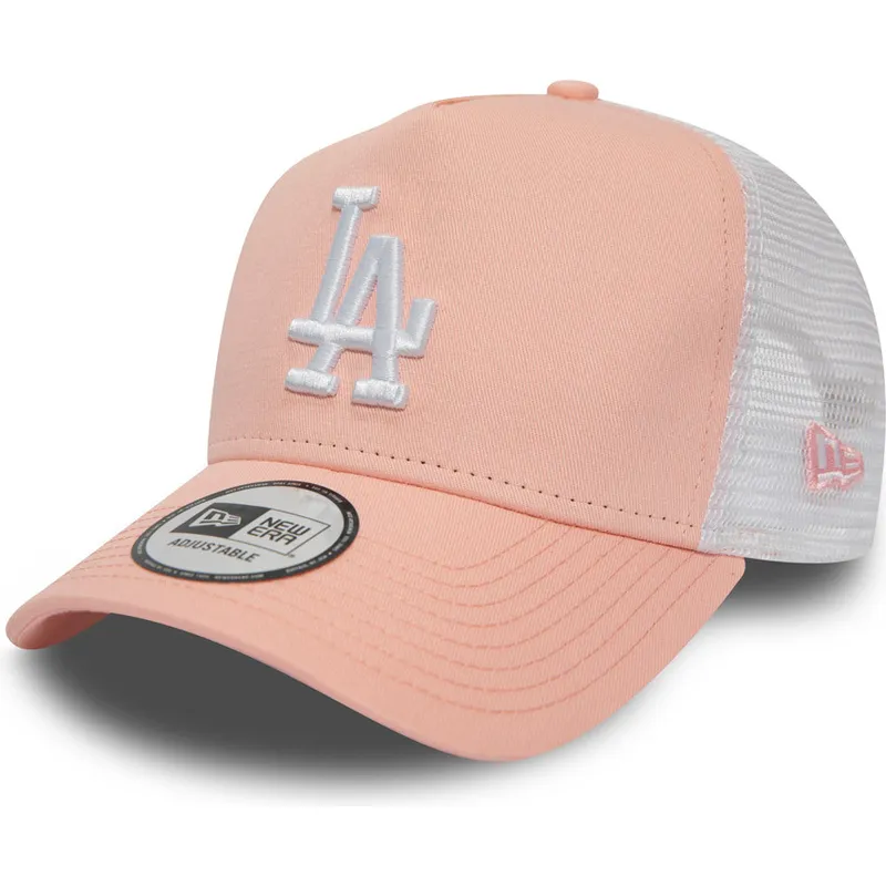 cappelli-curva-rosa-snapback-league-essential-a-frame-dei-los-angeles-dodgers-mlb-di-new-era