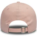 cappellino-rosa-con-visiera-curva-regolabile-9forty-league-essential-dei-los-angeles-dodgers-mlb-di-new-era