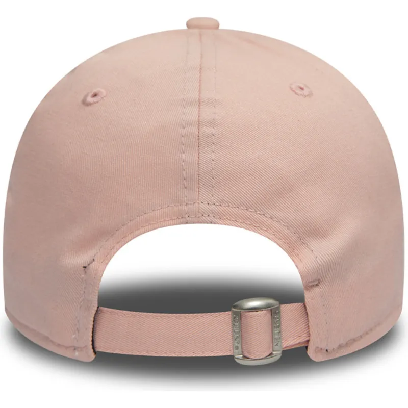 cappelli-curva-rosa-cinghia-regolabile-9forty-league-essential-dei-los-angeles-dodgers-mlb-di-new-era
