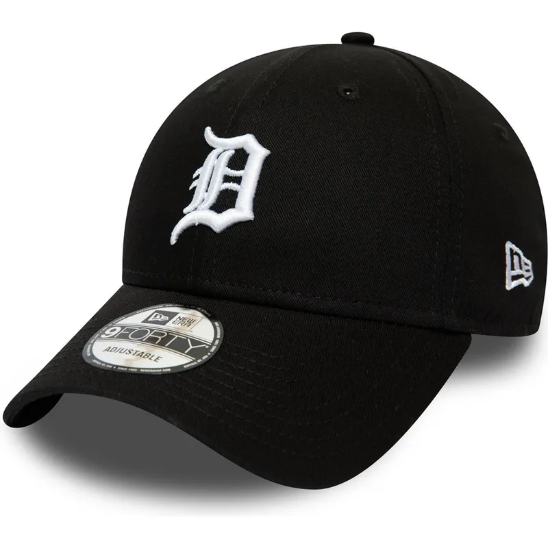 cappelli-curva-nero-cinghia-regolabile-9forty-league-essential-dei-detroit-tigers-mlb-di-new-era