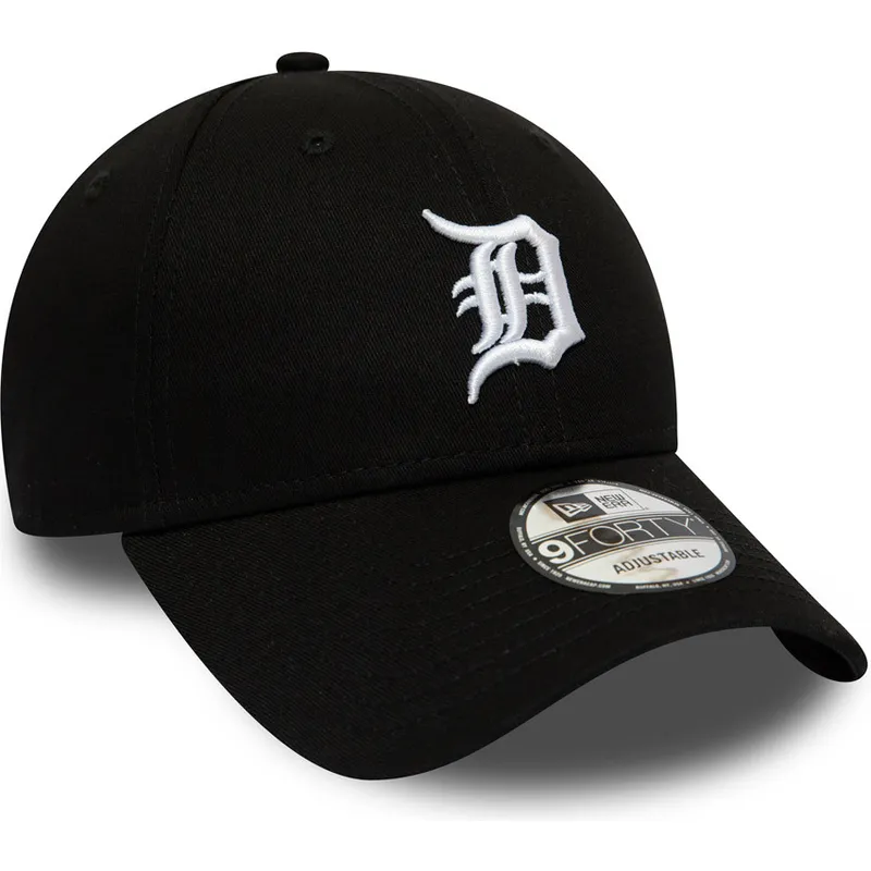 cappelli-curva-nero-cinghia-regolabile-9forty-league-essential-dei-detroit-tigers-mlb-di-new-era