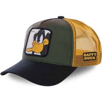 Cappellino trucker mimetico, giallo e nero Daffy Duck DAF4 Looney Tunes di Capslab