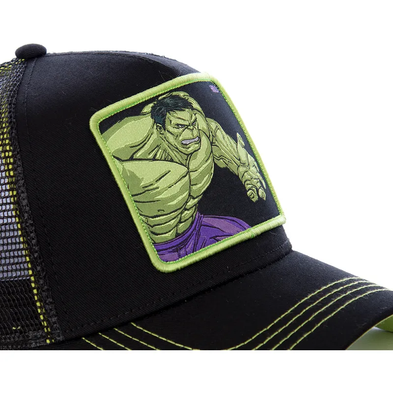 cappelli-curva-nero-snapback-hulk-marvel-comics-di-capslab