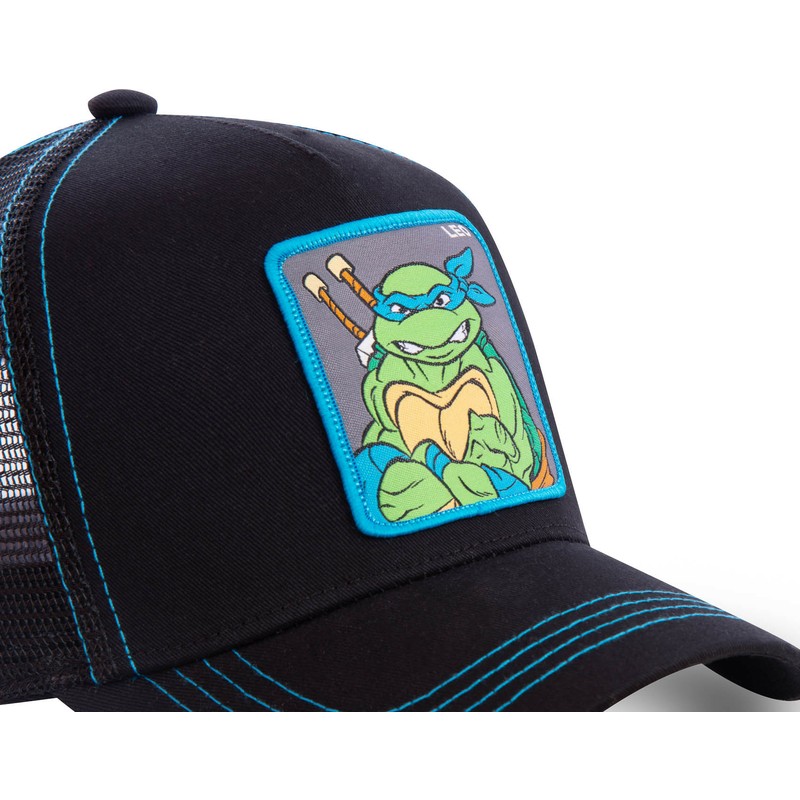 cappellino-trucker-nero-leonardo-leo-tartarughe-ninja-di-capslab