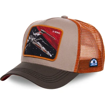 cappelli-curva-grigio-snapback-x-wing-starfighter-star-wars-di-capslab