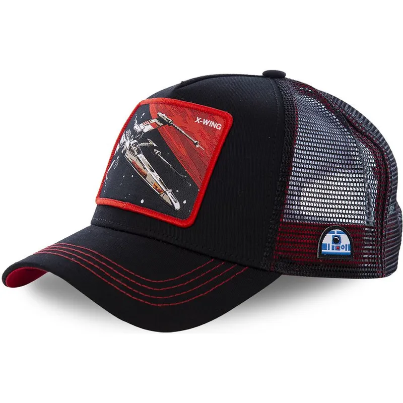cappelli-curva-nero-snapback-x-wing-starfighter-star-wars-di-capslab