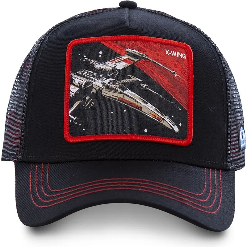 cappelli-curva-nero-snapback-x-wing-starfighter-star-wars-di-capslab