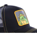 cappelli-curva-nero-snapback-michelangelo-tartarughe-ninja-di-capslab