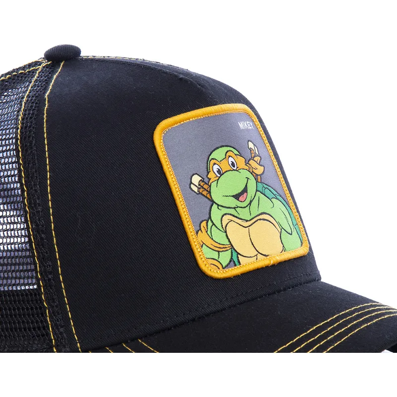 cappelli-curva-nero-snapback-michelangelo-tartarughe-ninja-di-capslab
