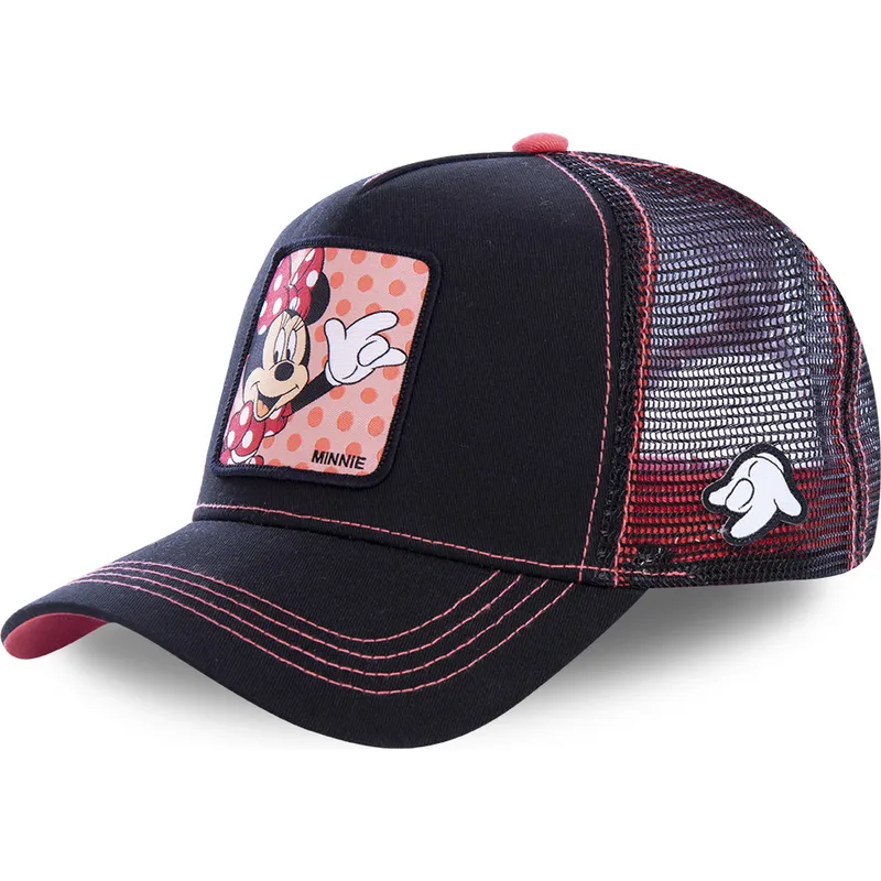 cappelli-curva-nero-snapback-minnie-mouse-disney-di-capslab