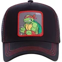 cappellino-trucker-nero-raphael-rap-tartarughe-ninja-di-capslab