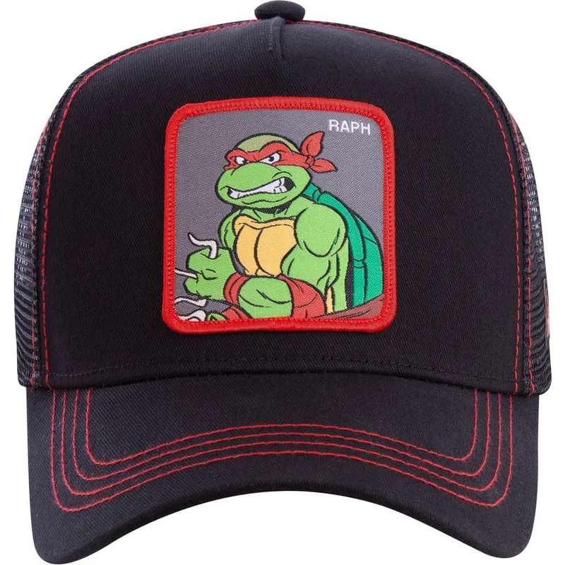 cappelli-curva-nero-snapback-raphael-tartarughe-ninja-di-capslab