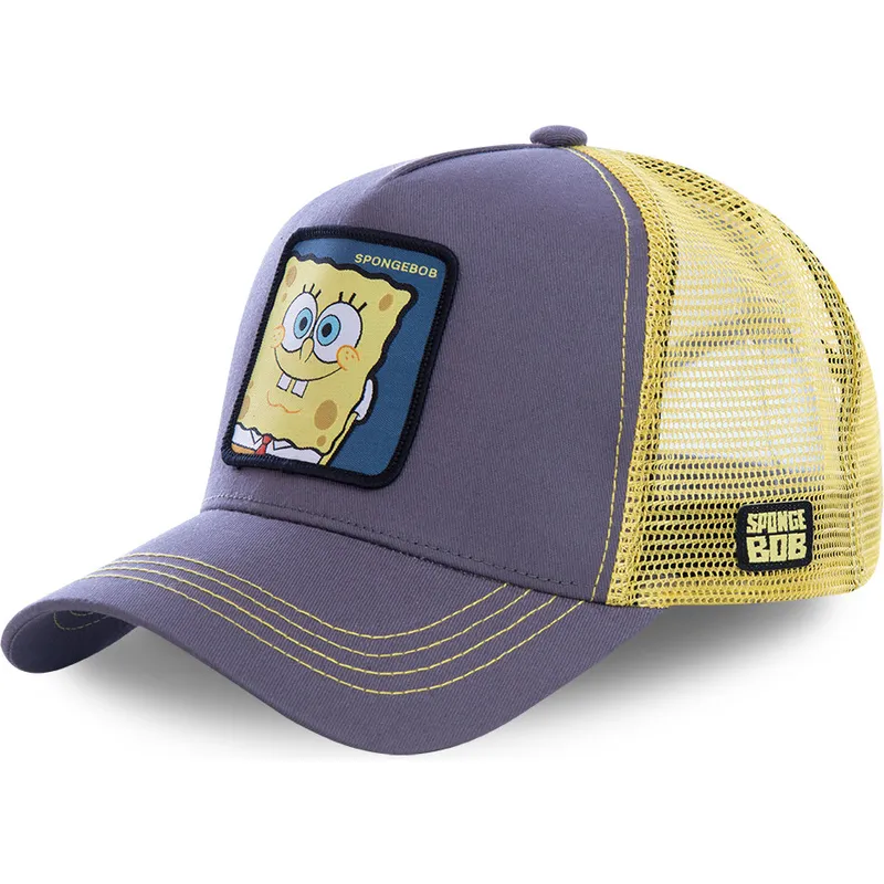 cappelli-curva-grigio-snapback-spongebob-spongebob-di-capslab