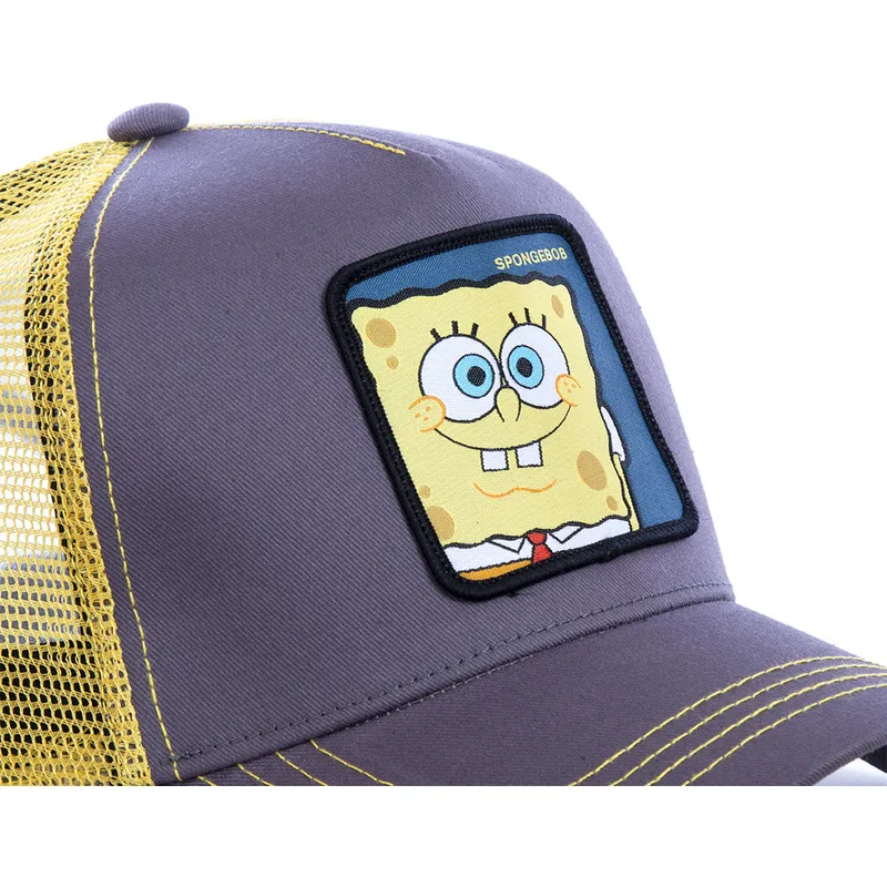 cappelli-curva-grigio-snapback-spongebob-spongebob-di-capslab