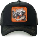 cappellino-trucker-nero-rocket-raccoon-roc4-marvel-comics-di-capslab