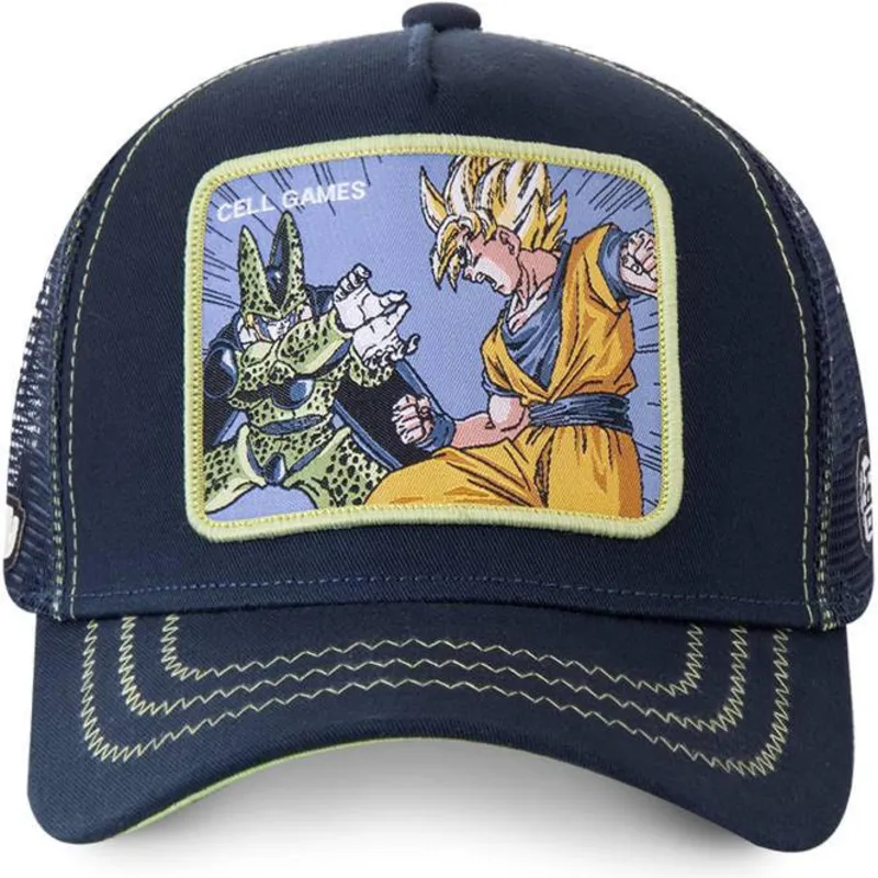 cappelli-curva-blu-marino-snapback-cell-vs-goku-dragon-ball-di-capslab